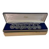 Balfour NASA Apollo Mission Charm Bracelet