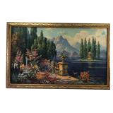 H. Eckenberg Landscape Print in Frame