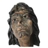 Vintage Hiawatha Chalkware Native American Bust