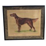 Kingsbury Beer 1941 Irish Setter Print