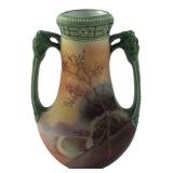 Morimura Nippon "Galle" Hand Painted Scenic Vase