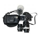 Nikon F2 Photomic 35mm Camera & Lenses Lot