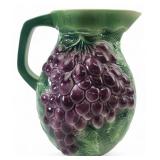 VTG Italian Majolica Grape Pitcher