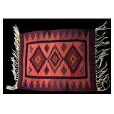 VTG Indigenous American Hand Woven Jute Rug