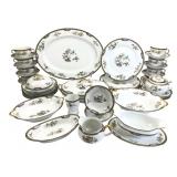 Noritake Japanese Porcelain Dinnerware Set w/...