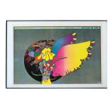 1970 Peter Max Apollo 11 Moon Landing Poster...