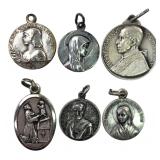 6 Assorted Catholic Religious Medals