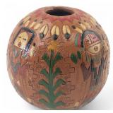 Irene & Ken White Navajo Pottery Seed Pot