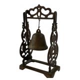Chinese Brass Table Bell & Striker