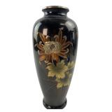 Japanese Mixed Metal Chrysanthemum Vase