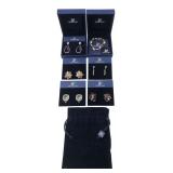 Swarovski Crystal Earrings & Bracelet Lot