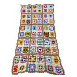 Handmade Granny Square Crochet Afghan 71x35