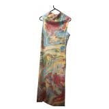 Don Luis de Espana Marbled Maxi Dress