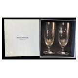 Wedgwood Thirlmere Crystal Iced Tea Glasses Pair