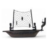 Kasimu Carved Wood Lake Malawi Fishing Boat 19"