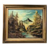 Frederick Schuler Autumn Golds Oil Painting