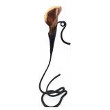Jack Brubaker Iron Lily Candleholder