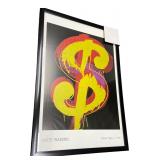 Andy Warhol Dollar Sign Poster