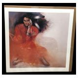 Ozz Franca Red Wolf Limited Edition Print