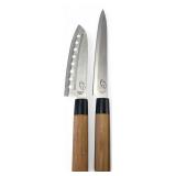 Cupini Stainless Steel Santoku & Slicer Knives