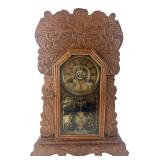 Waterbury Clock Co. Carved Parlor Clock
