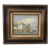 VTG Signed Morgan Impressionist Oil Painting