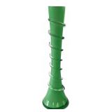 MCM Bohemian Cased Green Glass Solifleur Vase