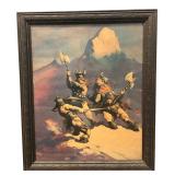 Frank Frazetta Snow Giants Art Print 1967