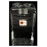 VTG Blenko Glass Ice Cube Block Candle Holder