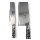 Foshan Three Rams Brand Chinese Cleavers Set of 2
