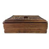 Antique Walnut Renaissance Revival Jewelry Box