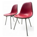 MCM Herman Miller Eames DSX Padded Shell Chairs