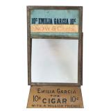 Emilia Garcia Tin Cigar Display Case 11"