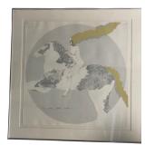 Framed 1971 "Rider" Limited Edition Print 24x24