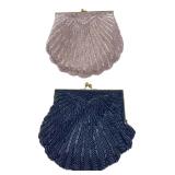 Pair of Signature Studio Beaded Shell Purses