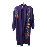 Lacy Afternoon Shell Kepler Embroidered Robe M
