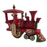 Jim Shore Heartwood Creek Stone Resin Santa Train