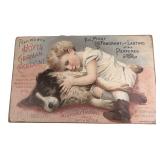 E.W. Hoyt & Co. German Cologne Sign 13.5x8.5