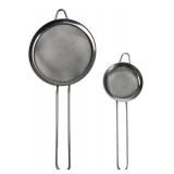Pair of Stainless Steel Fine Mesh Strainers