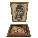 Dianne Dengel Print & Burwood Stagecoach Plaque