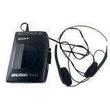 Sony Walkman FM/AM Cassette Player & Headphones