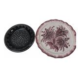 Frankfurter Dibbemarkt Plate & Slipware Bowl