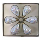 Kurt Adler 1980s Iridescent Glass Ornaments