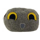 Autumn Rain Studio Handmade Wool Owl Pillow