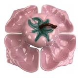 Belmar California Pottery Pink Strawberry Set
