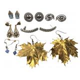 Assorted Costume Jewelry Earrings Lot