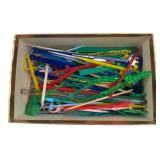 Mixed Lot Vintage Cocktail Swizzle Sticks