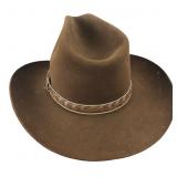 Stetson Billy Kidd Brown Felt Hat Size 6 7/8