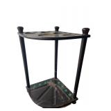 Wooden Corner Pipe Rack Smoking Stand