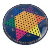 Double-Sided Tin Game Board Chinese Checkers